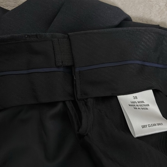 Paul Fredrick Men's charcoal Dress Pants - Picture 7 of 8